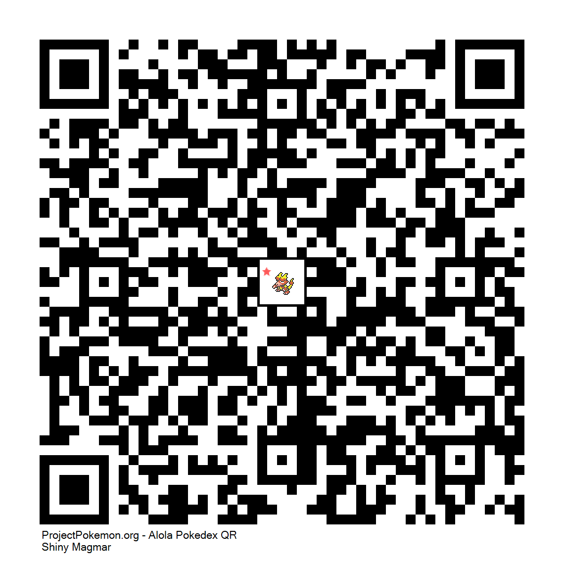 Cdigo QR de Magmar variocolor